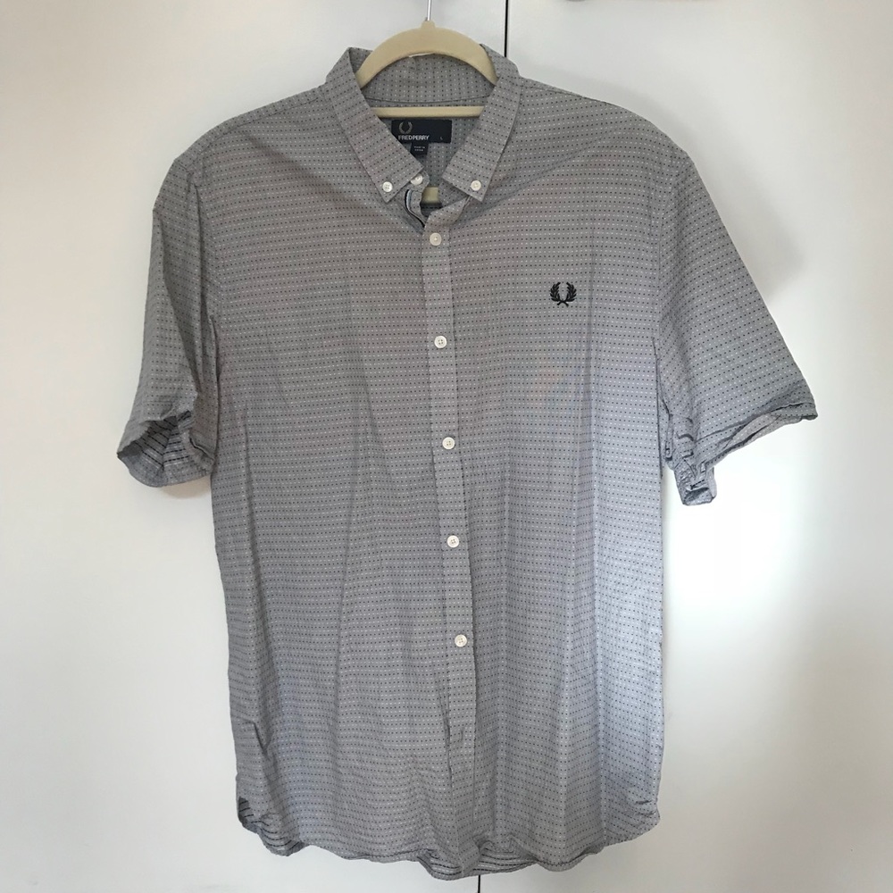 Fred Perry short sleeved button down